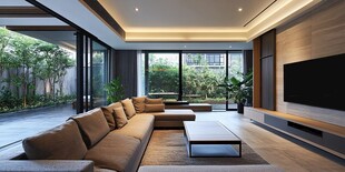 现代简约风客厅室内景观