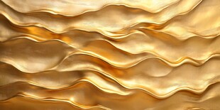金色波浪纹理背景图案