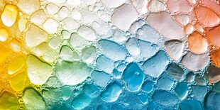 多彩梦幻水泡纹理图案