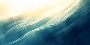 梦幻海浪光影抽象背景图