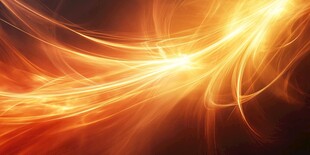 炫彩流动光线抽象背景图