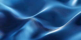 蓝色动感波纹抽象背景图