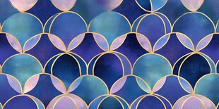 梦幻几何图案纹理背景