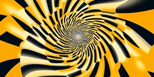 动感旋转几何抽象图案