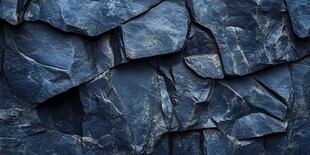 深蓝色岩石纹理背景图