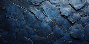 蓝色裂纹岩石纹理背景