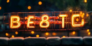 霓虹烧烤字母 氛围感拉满