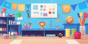 多彩教室的学习运动好物