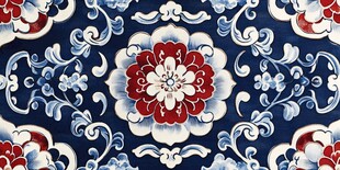 中式传统花卉图案纹饰