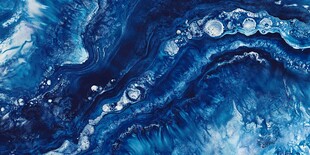 梦幻蓝色流体艺术纹理