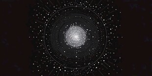 抽象星环图案背景图