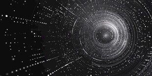 科技感粒子旋转动态背景