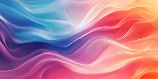 梦幻多彩流体渐变背景图