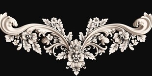 欧式雕花装饰艺术图案