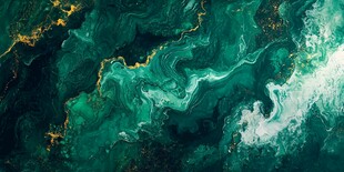 翠色流体艺术纹理图案