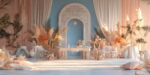 梦幻异域风室内装饰场景