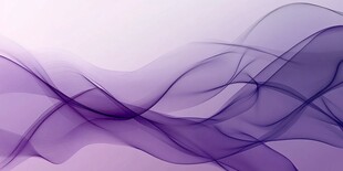 梦幻紫色飘带抽象背景图