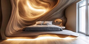 梦幻木质卧室创意设计