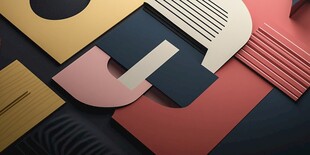 几何立体纸艺创意组合