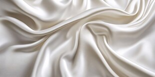 丝滑白色绸缎的优雅纹理