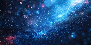 梦幻星空粒子背景特效