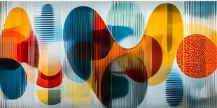 抽象多彩几何图案背景