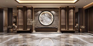 豪华中式大堂室内设计图