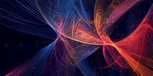 绚丽动感线条抽象背景图