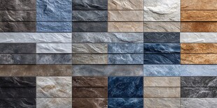 多样石材纹理拼接图案