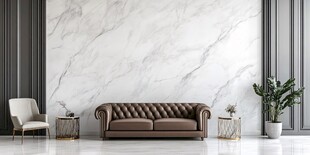 现代大理石客厅优雅布置