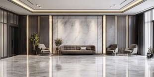 现代简约风格豪华大厅空间