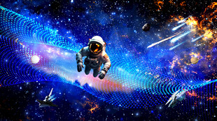 星空科幻太空宇航员