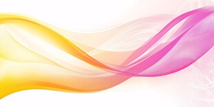 梦幻色彩飘带背景图