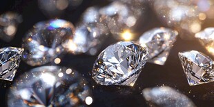 璀璨钻石闪耀奢华光芒