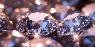 璀璨钻石闪耀迷人光彩