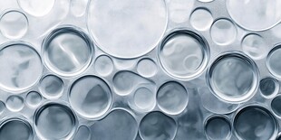 银灰泡泡纹理背景图