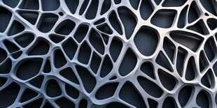 金属网状结构纹理特写