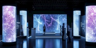 梦幻星空主题互动展览空间