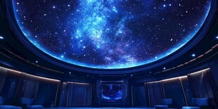 梦幻星空主题室内空间