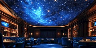 梦幻星空主题豪华休闲室