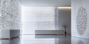 现代简约风格的光影办公空间