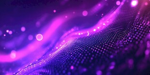 梦幻紫色流动粒子背景