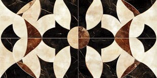 精美几何花纹大理石瓷砖