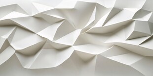 白色折纸艺术立体纹理
