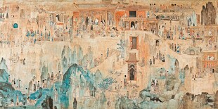 敦煌壁画盛景图