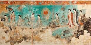 唐代壁画人物群像