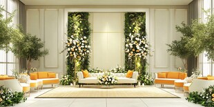 优雅绿植花卉装饰室内空间