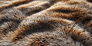 柔软毛绒纹理特写