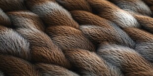 柔软交织的多彩毛绒纹理