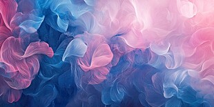 梦幻色彩流动烟雾背景图